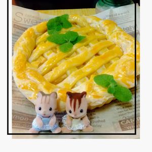 チョロリスの作ってみた!投稿(【我が家のアップルパイ】冷凍パイシートで幸せの味♡)