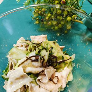 AKARI☆の作ってみた!投稿(【梅ぽん昆布の冷しゃぶサラダ】きゅうり×豚肉を梅でさっぱりと)