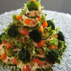 ツリー☆野菜だけのロシアン風サラダ
