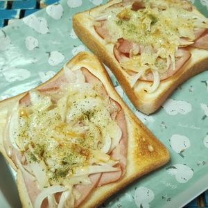 M＊Pの作ってみた!投稿(【オニオンチーズトースト】新玉ねぎがおいしい)
