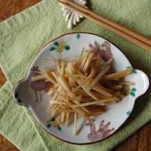シャキシャキ!うどのバルサミコきんぴら