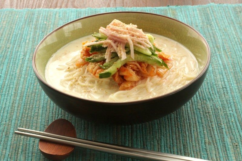 とろそうめん 豆乳麺『コングクス風そうめん』 | レシピサイトNadia