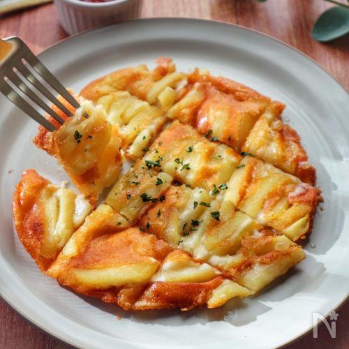 天かす入り♪カリカリポテチーズ♡カリカリ食感を極めてみた