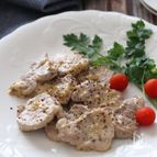 簡単すぎる！5分で完成♡豚ヒレ肉のマヨ粒マスタードレモン