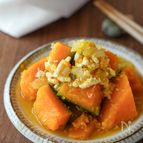 ほっこり【かぼちゃの塩そぼろ煮】