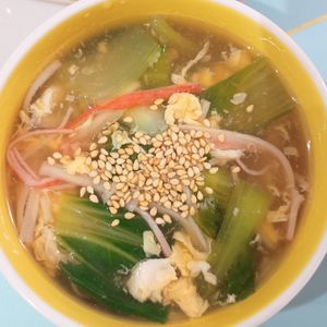 milkの作ってみた!投稿(お得感が凄い！想像以上♡『青梗菜のかにたまスープ』)