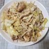 とももの作ってみた!投稿(回鍋肉風《もやしとキャベツのにんにく味噌炒め》)