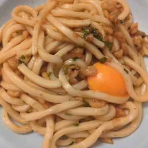 たりおの作ってみた!投稿(行列のうどんそば④ぶっ濃い濃厚ソースのもっちり油うどん🤩　)