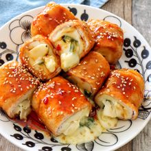 絹厚揚げと大葉チーズの豚肉ロール♩男子が喜ぶ！ボリューム💯