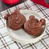 レンチン2分!【チョコ風蒸しパン】