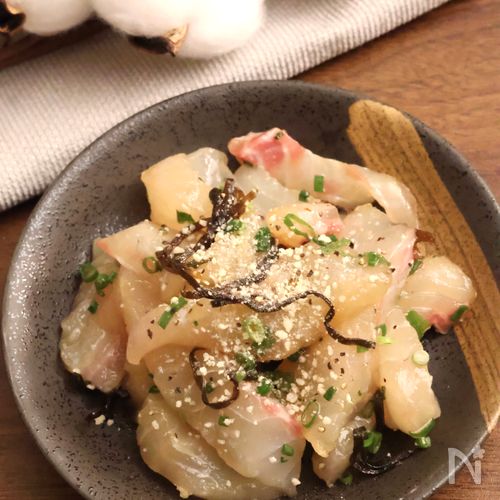 簡単!鯛の和風カルパッチョ