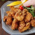 包丁なしで鶏胸柔らか！レモンが合う生姜と出汁のズボラ唐揚げ