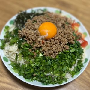 しぃちゃんの作ってみた!投稿(○○で簡単味付け！『台湾風まぜそうめん』)