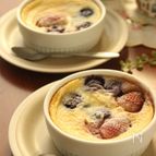 ワンボウル&焼くまで10分！冷凍ベリーのフラン