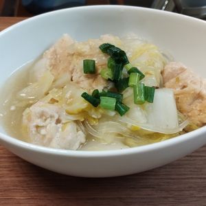 ゆの作ってみた!投稿(【白菜と鶏だんごのスープ煮】レンジで1発！旨みたっぷり♡)