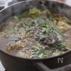 春キャベツのたっぷり黒ごま鍋の工程6