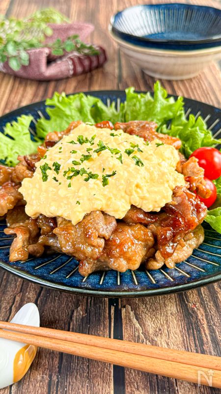 【甘酢タルタル豚こま】包丁不要で大満足おかず♪