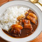 至福の豚バラカレーライス【焼肉のたれで絶品！】