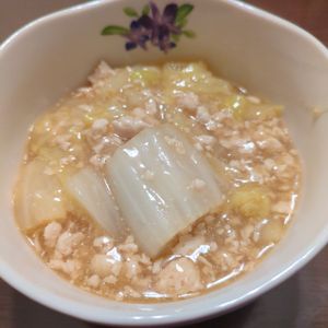 たりおの作ってみた!投稿(重ねて10分♪『白菜とひき肉のコクうま♡とろみあん』)