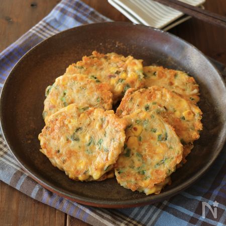 ツナとコーンとチーズのチヂミ By 神田えり子 レシピサイト Nadia ナディア プロの料理家のおいしいレシピ