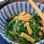 調味料1つ！5分で完成！ツナと油揚げ、ニラの旨煮