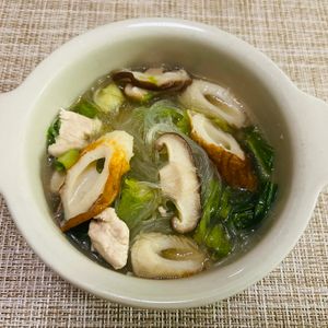 puricoの作ってみた!投稿(【鶏とちくわの春雨スープ】低カロリーでダイエットにピッタリ！)