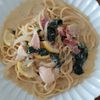 ゆの作ってみた!投稿(【ほうれん草とベーコンの豆乳レモンパスタ】さっぱりクリーミー)