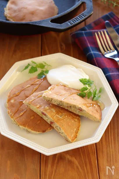 りんごと紅茶のパンケーキ By 松井さゆり レシピサイト Nadia ナディア プロの料理家のおいしいレシピ