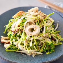【節約副菜！レンジで簡単！】豆苗ともやしのごまマヨ