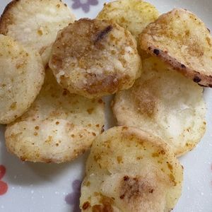 ひまわりの作ってみた!投稿(揚げずにカリカリ！やみつき♡【長芋のコンソメカレー焼き】)