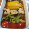 なべ円の作ってみた!投稿(さっぱりとおいしい♩エビと夏野菜の揚げ浸し)