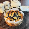 よしりんの作ってみた!投稿(ブルーベリーのベイクドチーズケーキ(グルテンフリー))