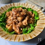 15分で完成♪豚こま肉のにんにくバター醤油炒め