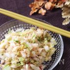 ノンオイルでヘルシーちょっ早サラダ♡白菜のごまおかかサラダ