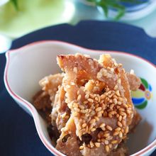 レンジで！れんこん胡麻まみれ【お弁当・作り置き】