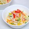 まゆの作ってみた!投稿(素麺がくっつきにくい裏ワザあり！「彩りそうめんサラダ」)