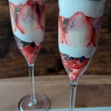 水切りヨーグルトで美味しい!いちごみるくティラミス