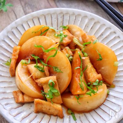 ［かぶのべっこう煮］少ない材料と調味料で簡単！作り置きおかず
