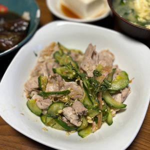 ゆーの作ってみた!投稿(さっぱり食べやすい♪【香味野菜と豚肉の味噌ポン酢和え】)