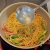 アスパラとベーコンのペペロンチーノ♪の工程5