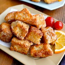 【厚揚げの醤油唐揚げ】サクッもっちり♪家族絶賛おつまみ☆