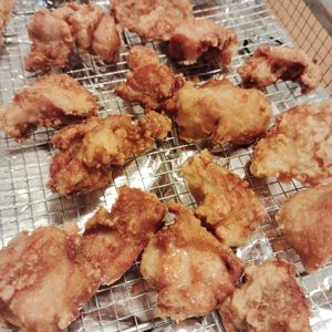 めいちの作ってみた!投稿(がつんと濃いぃ！にんにく醤油唐揚げ)