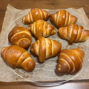 こむぎの作ってみた!投稿(幸せのカリじゅわ🐄練乳ミルク塩バターパン)