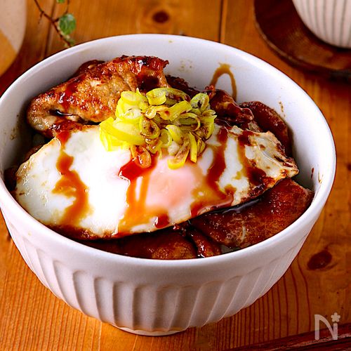 やっぱりこういうのが好き♡フライパン1つでてりたま豚丼
