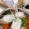 【一品大満足】春雨スープの工程2