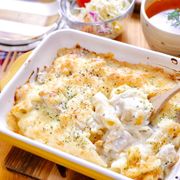 とろ～りチーズの♪『チキンマカロニグラタン』