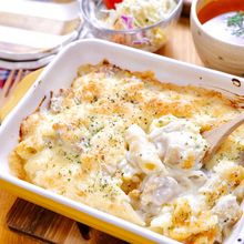 とろ～りチーズの♪『チキンマカロニグラタン』