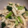 Marin🐶の作ってみた!投稿(『小松菜と茹で鶏のピリ辛中華和え』むね肉しっとり☆やみつき♪)