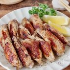 止まらない美味しさ！手羽中の旨塩レモン焼き