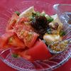 ベティの作ってみた!投稿(【たれがうまい】ごま油香る！ちぎり豆腐とトマトのさっぱり和え)